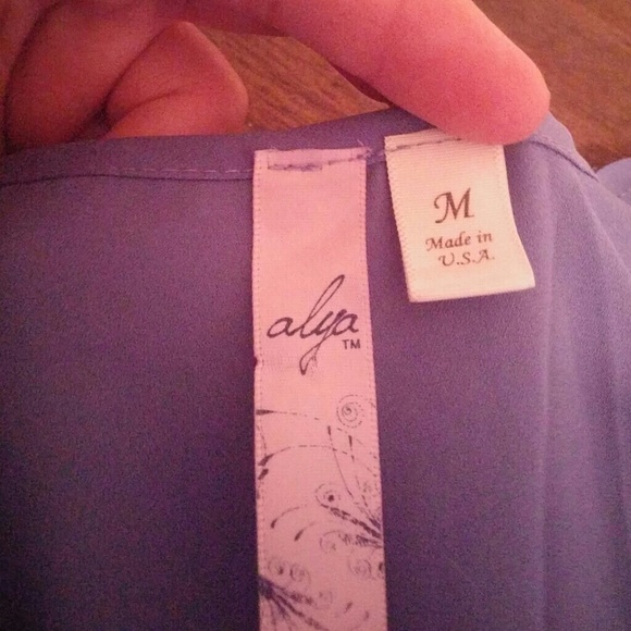 Alya lined blue dress Size Medium - Picture 2 of 8